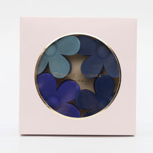 Load image into Gallery viewer, 4 Flower Hair Clips in a Box - Blue (AVA-BOX)
